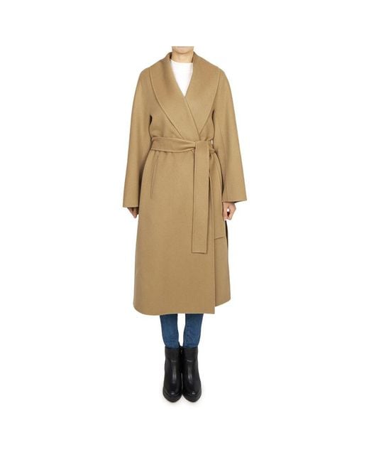 Max Mara Natural Studio Chopin Belted Coat