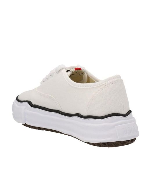 Maison Mihara Yasuhiro White Baker Lace-Up Sneakers for men