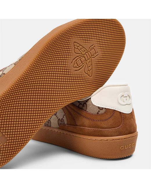 Gucci Brown Logo Sneakers