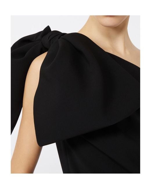 Max Mara Black Pianoforte Teano One-Shoulder Jumpsuit