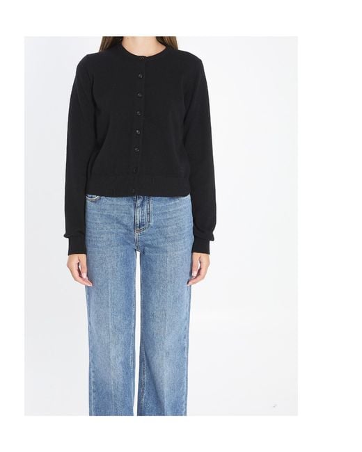 Dolce & Gabbana Black Button-Up Cardigan