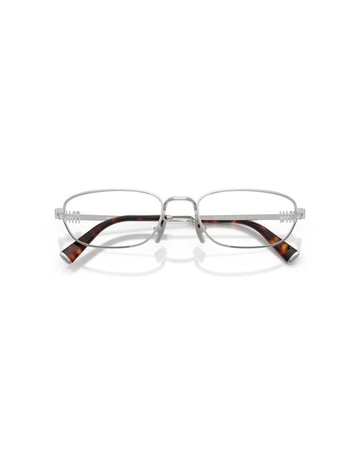 Miu Miu White Full Frame Glasses