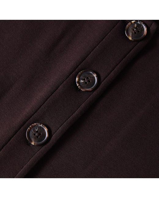 Varley Purple Button-Front Vest