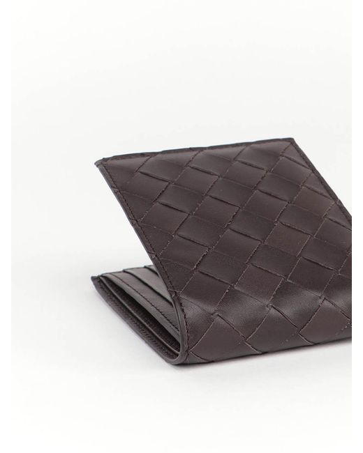 Bottega Veneta White Intrecciato Bifold Wallet for men