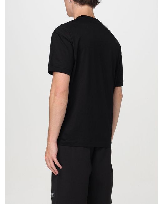 EA7 Black Open-Necked Shirt for men