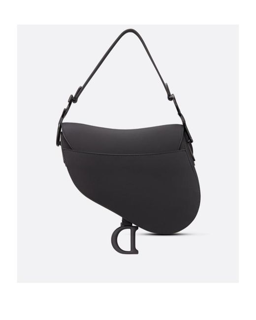 Dior Black Saddle Bag With Strap
