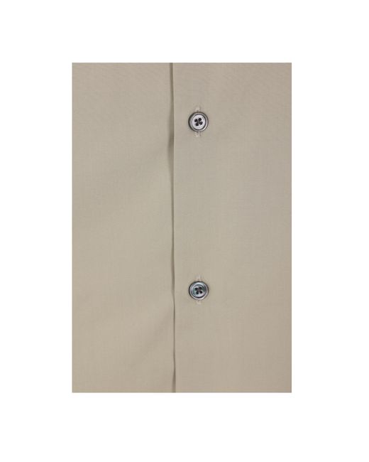 AMI Natural Short Sleeved Button-Up Shirt for men