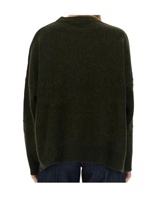 Aspesi Black Wool Knit Sweater