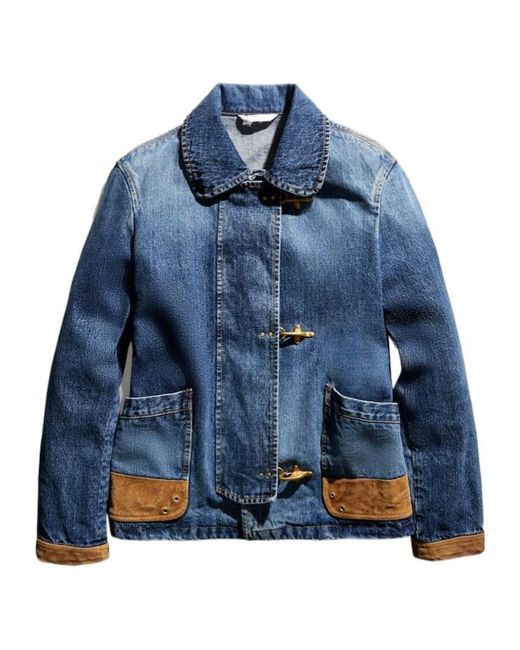 Fay Blue Hook-Closure Denim Jacket