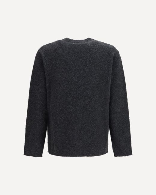 Golden Goose Deluxe Brand Blue Logo Patch Crewneck Jumper for men