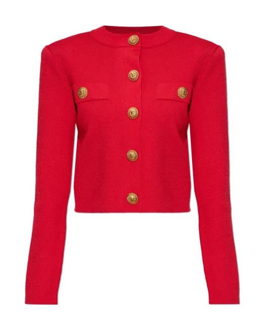 Balmain Red Cardigans