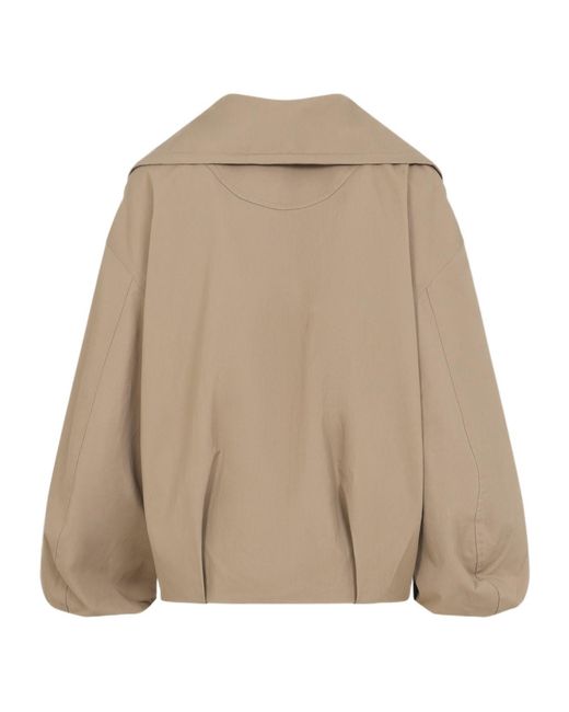 Co. Natural Rolled Llar Jacket