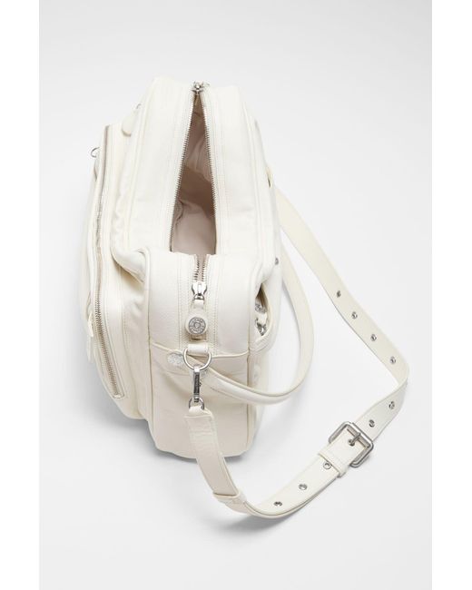 Acne Natural Camero Leather Shoulder Bag
