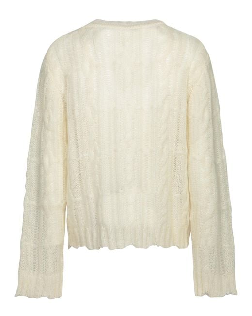 Séfr White Long-Sleeved Sweater for men