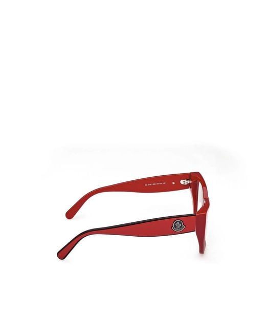 Moncler Multicolor Logo-Plaque Arm Glasses