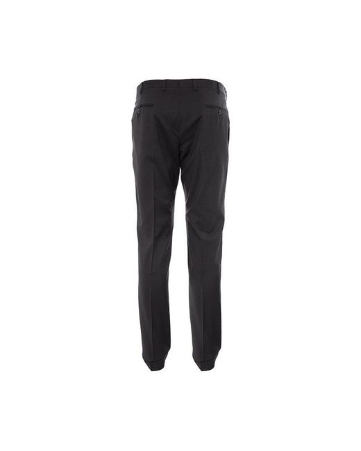 Emporio Armani Black Belt Casual Pants for men