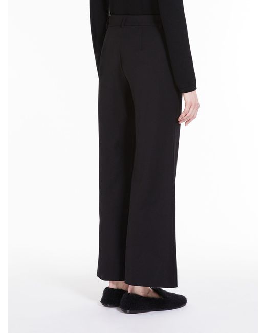 Max Mara Blue 'S High Waist Straight Leg Pants