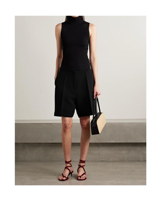 Khaite Black Micha Shorts