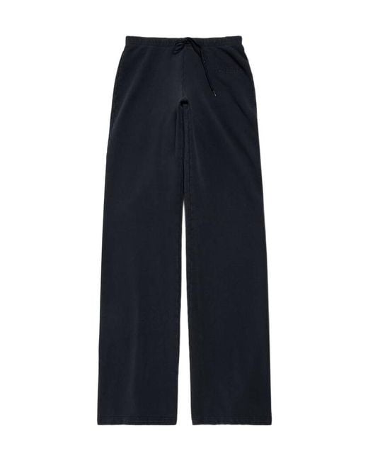 Balenciaga Blue Bow Flared Sweatpants