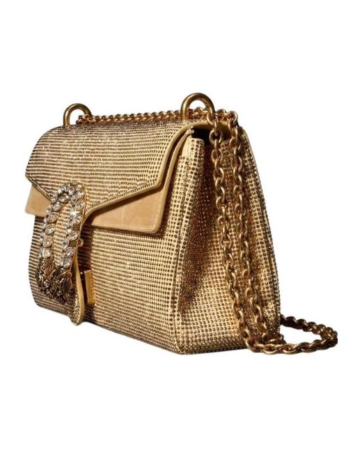 Gucci Brown Dionysus Crystal Medium Shoulder Bag