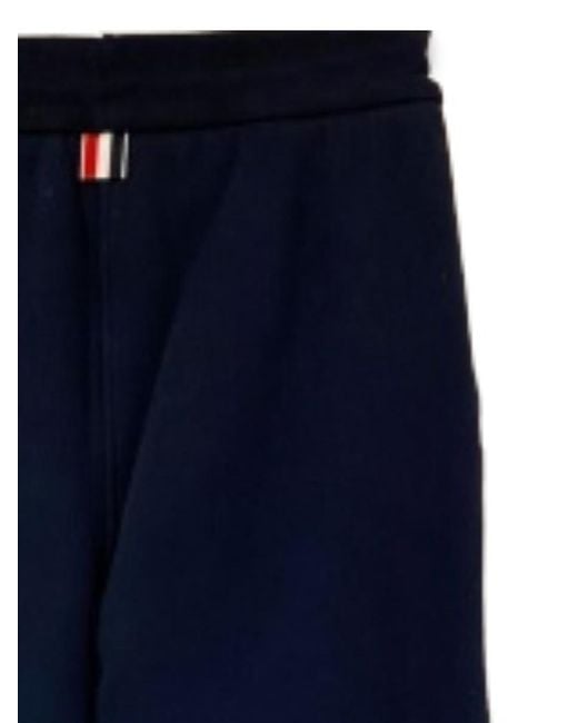 Thom Browne Blue Casual Sweatpants for men