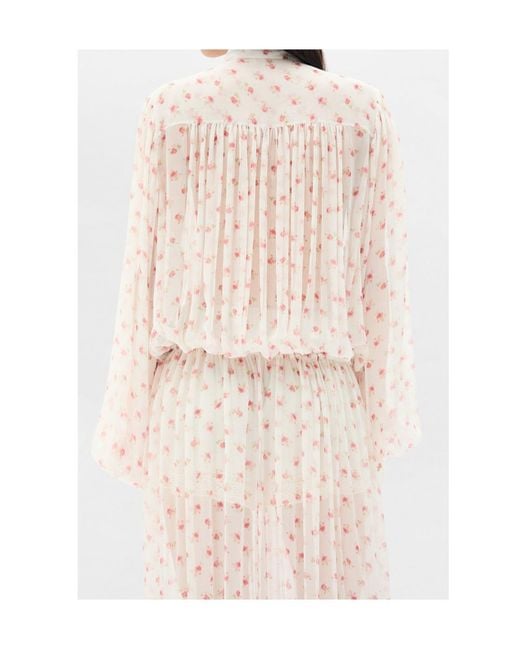 Ann Demeulemeester White Tren High Comfort X-Long Dress
