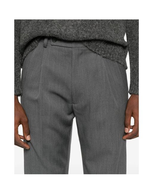 Entire studios Gray Wool Trousers for men