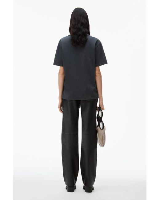 Alexander Wang Blue T By Crewneck Short-Sleeved T-Shirt