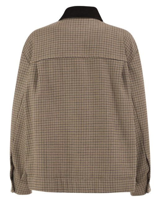 Weekend by Maxmara Brown Collared Long-Sleeved Casual Jacket