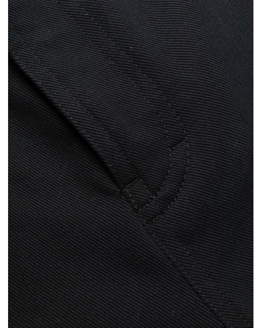 AMI Black Multi-Pocket Cargo Trousers for men