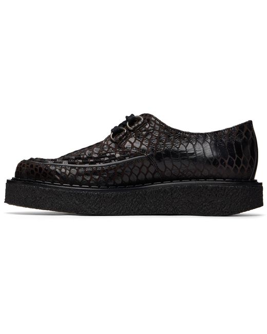 Vivienne Westwood Black X George Cox Hatton Derby Shoes for men