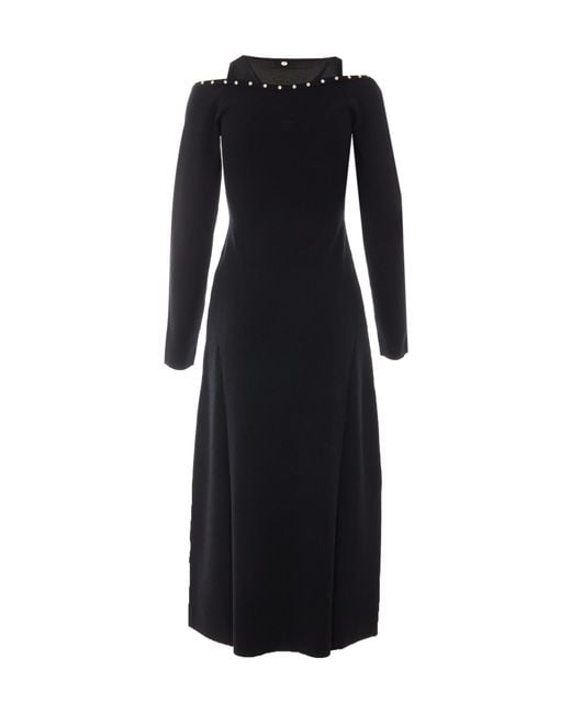 Liu Jo Black V-Neck Skirt