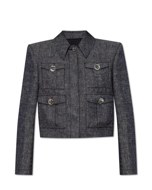 Givenchy Black Jacket With Pockets