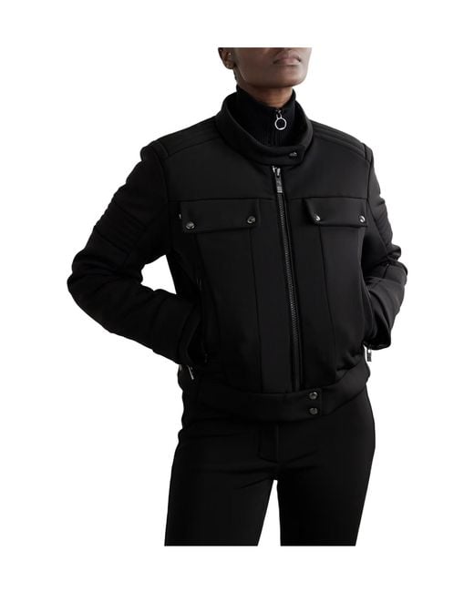 Fusalp Black Maeli Faux Fur-Trimmed Hooded Ski Jacket