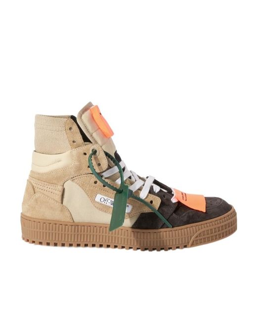 Off-White c/o Virgil Abloh Brown Off-Court 3.0 Lace-Up Sneakers for men