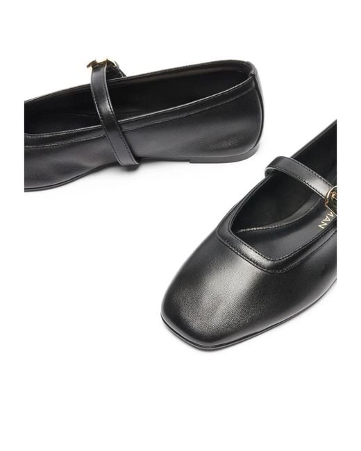 Stuart Weitzman Black Sai Ballet Flat