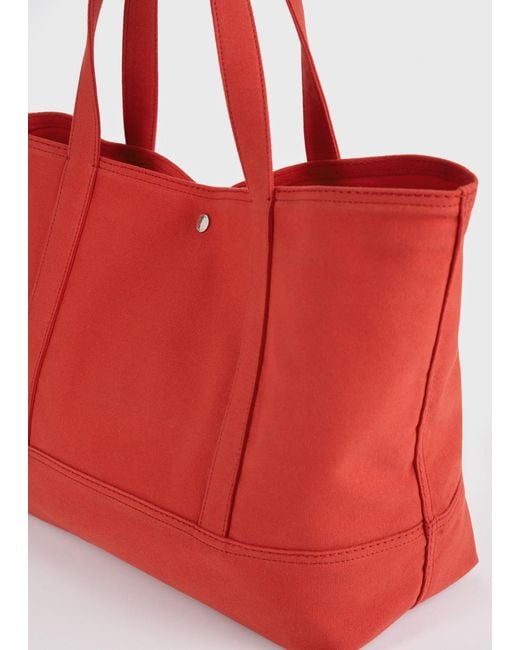 Totême  Red Snap-On Handbag