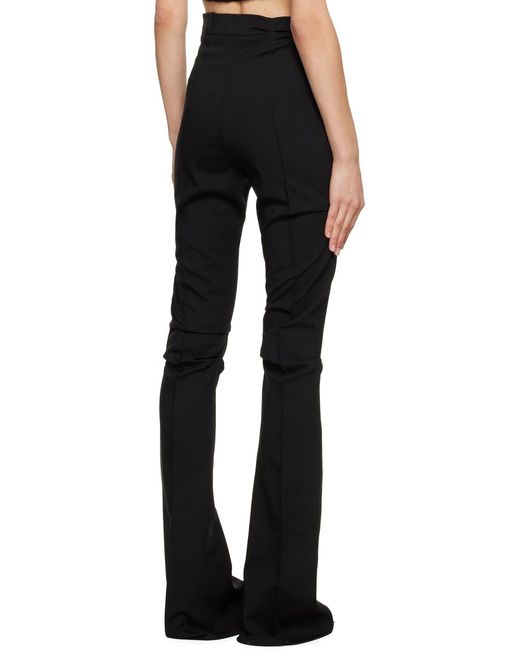 Jacquemus Black Merria Flared Trousers