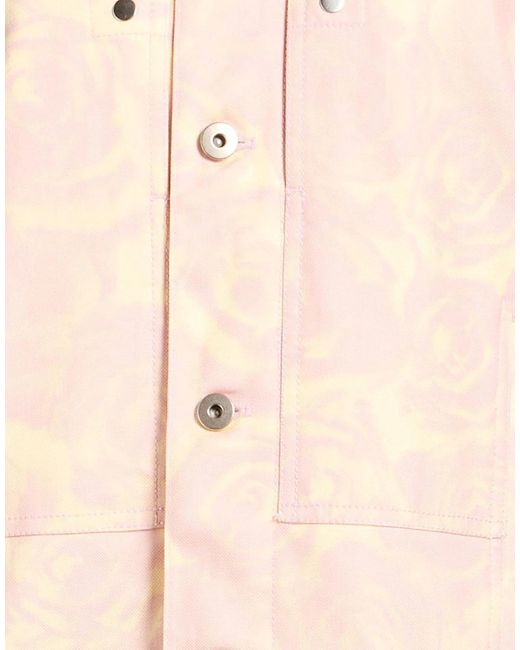 Burberry Pink Floral Printed Jacket