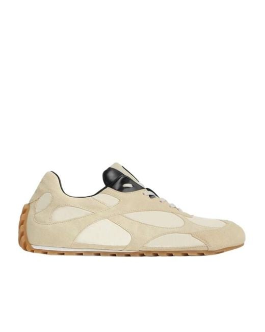 Bottega Veneta White Orbit Flash Low-Top Sneakers for men