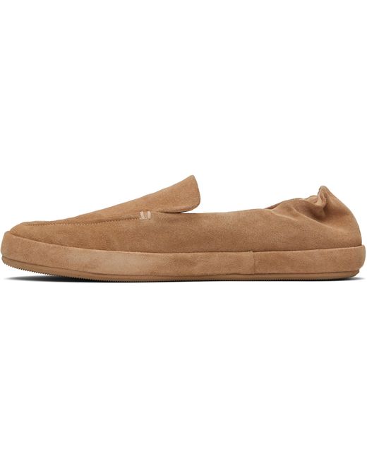 Marsèll Brown Marsèll Scatopelle Suede Loafers for men