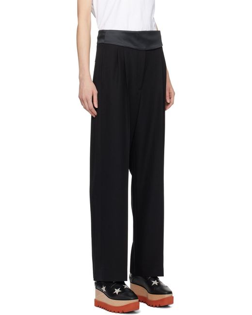 Stella McCartney Blue Wide Leg Tuxedo Trousers