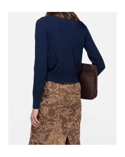 Acne Blue Buttoned Cardigan