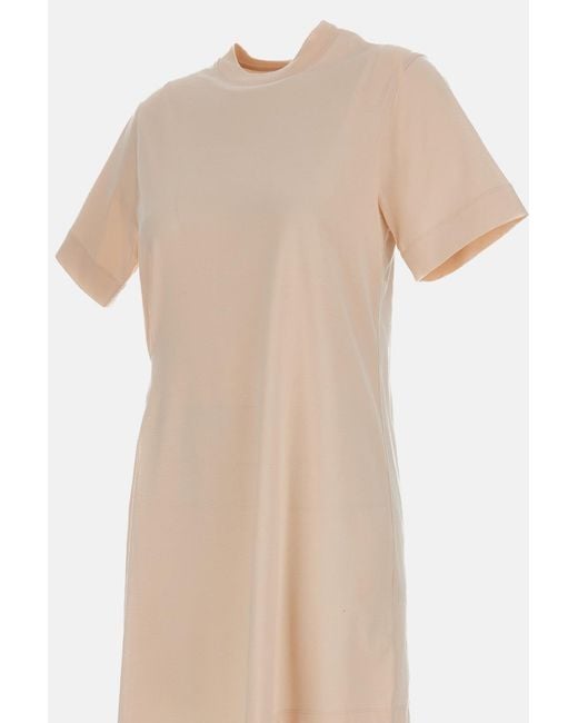 Loulou de Saison Natural Igari Asymmetric Pleated Dress