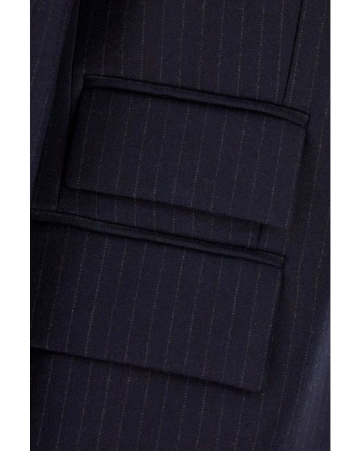 Max Mara Blue Single Breasted Blazer