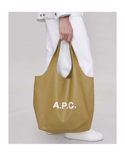 A.P.C. Metallic Ninon Medium Tote Bag for men
