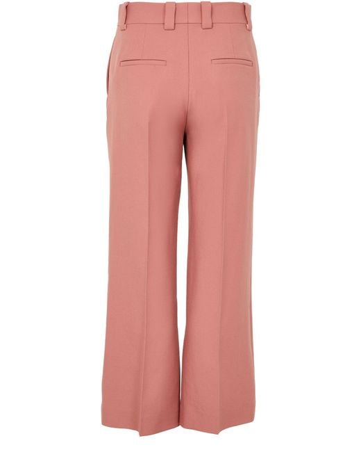 Chloé Pink Flared Pants