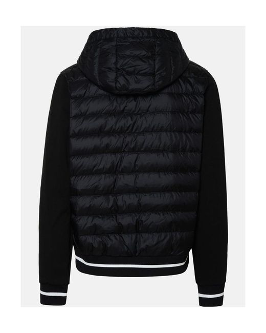 Duvetica Black Hooded Down Jacket for men