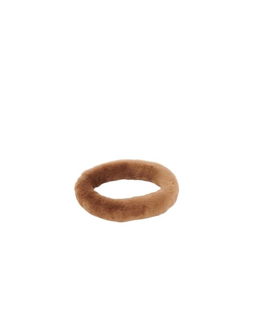 Chloé Brown Plush Hairband