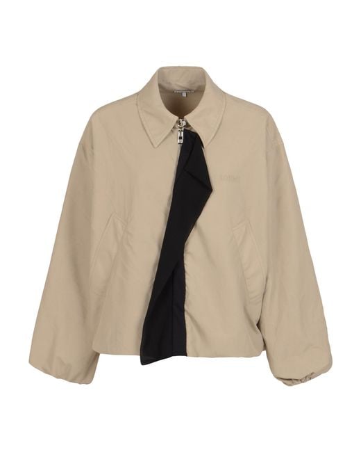 Loewe Natural Contrast Panel Zip Jacket